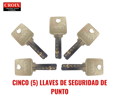 CERRADURA DE POMO DE ENTRADA PRINCIPAL CROIX TK-301 CE-4