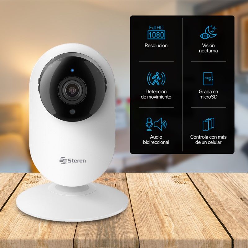 CÁMARA DE SEGURIDAD STEREN WI-FI FULL HD