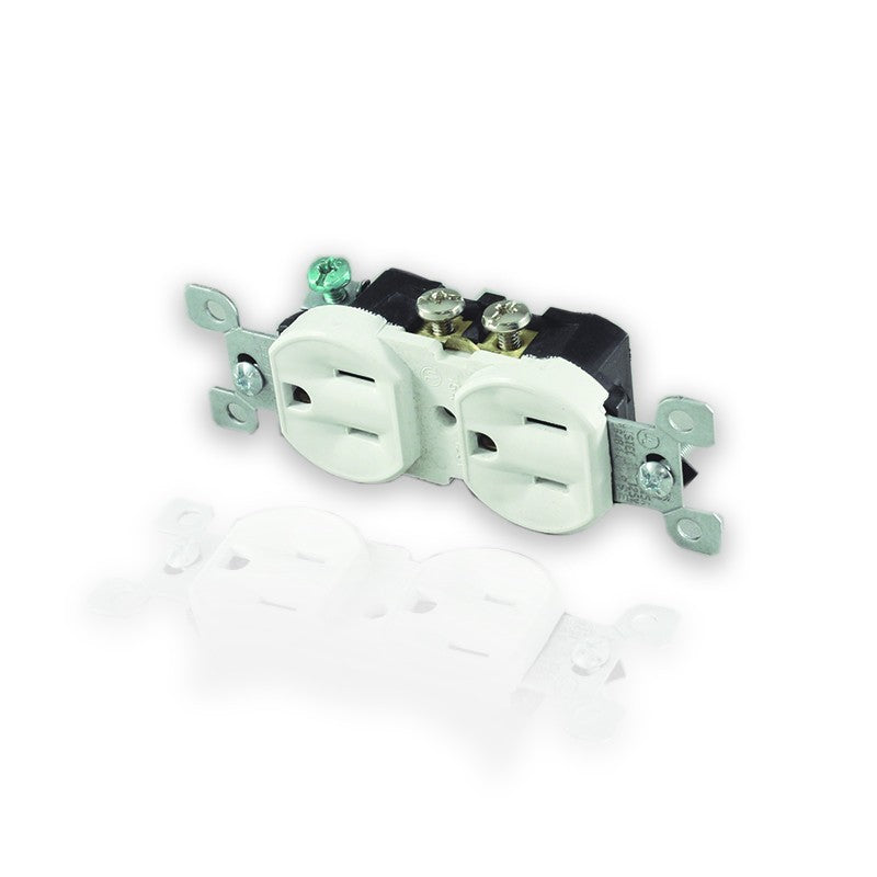 TOMA DOBLE LEVITON DE INCRUSTAR