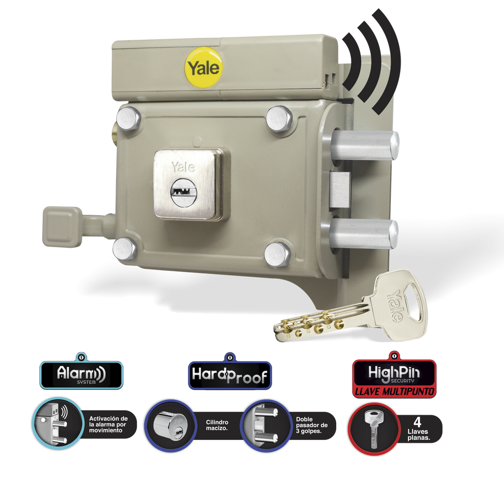 CERRADURA YALE 987-SDP3157 LL/P