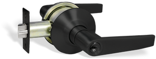 CERRADURA YALE AUSTIN BAÑO NEGRA 6466