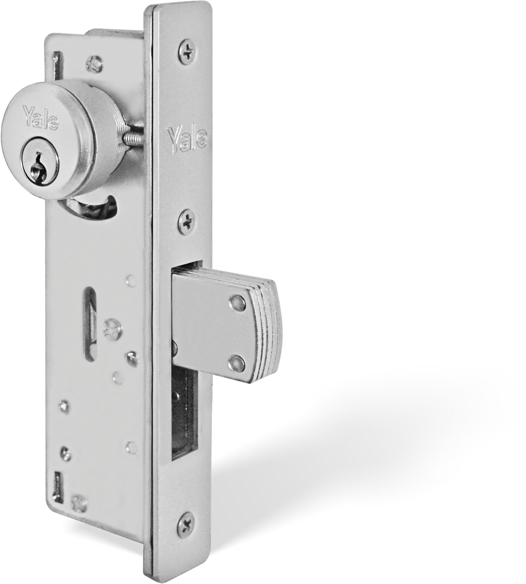 CERRADURA YALE VIDRIO A28 RECTA LL-LL 7079