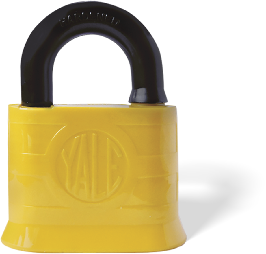 CANDADO YALE INTEMPERIE 850 AMARILLO 2041