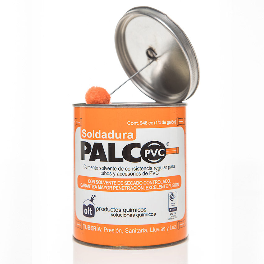 SOLDADURA PALCO 1/4 DE GALÓN PVC